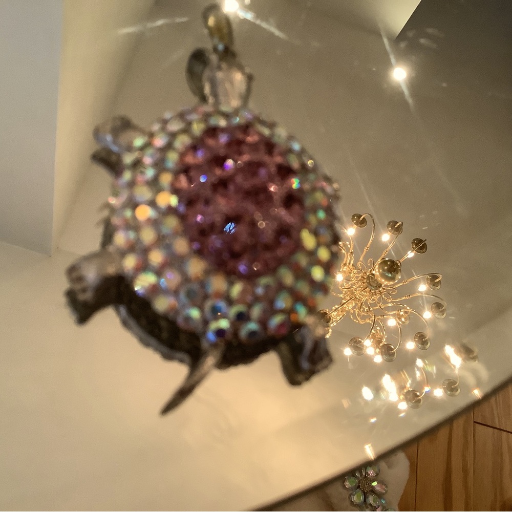 Beautiful Turtle Pendent Vintage - image 4